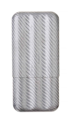 Чехол Lubinski на 3 сигары, серый карбон