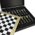 Шахматный набор "Троянская война" (36х36 см), доска черно-белая