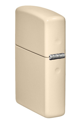 Зажигалка ZIPPO Classic 49453ZL с покрытием Flat Sand, латунь/сталь, бежевая, глянцевая, 38x13x57 мм