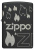 Зажигалка ZIPPO Classic с покрытием  , латунь/сталь, черная, матовая, 38x13x57 мм
