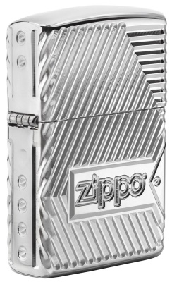 Зажигалка ZIPPO Armor® с покрытием High Polish Chrome, латунь/сталь, серебристая, 38x13x57 мм Зажигалка ZIPPO Armor® с покрытием High Polish Chrome, латунь/сталь, серебристая, 38x13x57 мм
