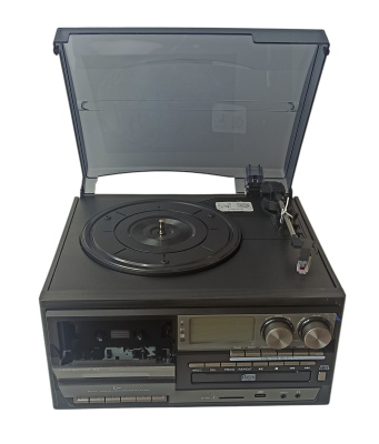 Виниловый проигрыватель LoopTone ДИСКО, Bt / CD / кассета / FM / АМ / USB, TR-18CD-BB