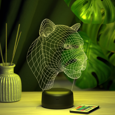 3D ночник Пума