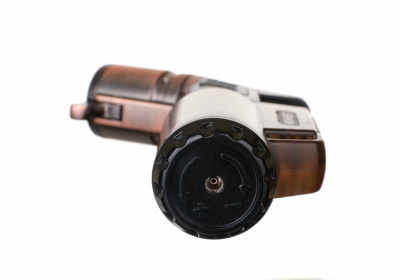 Зажигалка сигарная Honest, тройное пламя, бронза