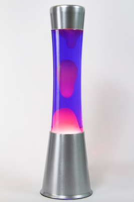Лава-лампа 39см CG Белая/Фиолетовая