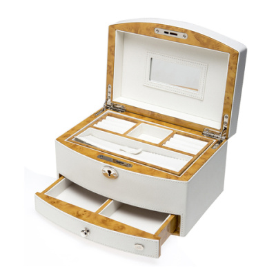 Шкатулка для украшений Jardin D'Ete, цвет бело-бежевый, 22,5х16х13 см