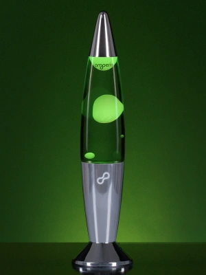 Лава лампа Amperia Void Smart Белая/Прозрачная (41 см) Chrome
