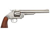 Макет. Револьвер Smith & Wesson Schofield  ("Смит и Вессон Скофилд") CAL.45 (США, 1869 г.), никель
