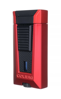 Зажигалка сигарная Colibri Stealth (тройное пламя), красный металлик