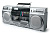 Музыкальный центр Muse Boombox, FM-радио, CD / MP3, магнитофон, USB / micro-SD, Bt