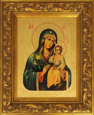 Икона Божией Матери «Неувядаемый цвет» (Б), сусальное золото Икона Божией Матери «Неувядаемый цвет» (Б), сусальное золото