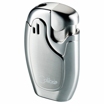 Зажигалка Colibri Ramses Satin silver and polished silver