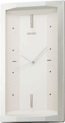 Настенные кварцевые часы Seiko в прямоугольном корпусе, QXA422AN