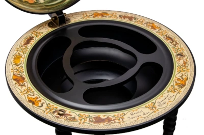 Глобус-бар напольный, сфера 33 см, арт.JG-33001-WB Глобус-бар напольный, сфера 33 см, арт.JG-33001-WB