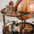61 Глобус-бар напольный со столиком "Артемида", d=50 см (Zoffoli, Италия)