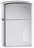 Зажигалка ZIPPO Classic с покрытием High Polish Chrome, латунь/сталь, серебристая, 38x13x57 мм