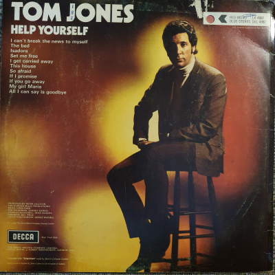 Виниловая пластинка Tom Jones, Том Джонс; Help yourself + буклет, бу