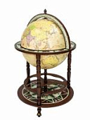 Глобус-бар Zoffoli Калипсо сфера 50 см, 88.RU (современная карта мира на русском языке)