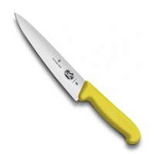 Нож Victorinox разделочный, 25 см, жёлтый