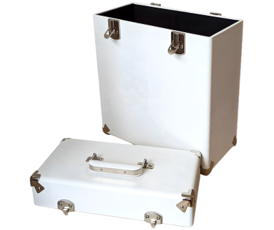 Кейс для виниловых пластинок BOX, белый, BOX-Wt
