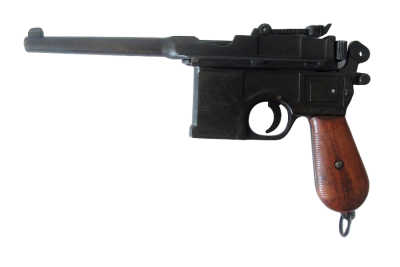 Макет. Пистолет Mauser C96 ("Маузер") с деревянной кобурой-прикладом (Германия, 1896 г.)