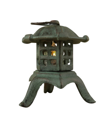 Декоративный фонарь "Ступа" под свечу для дачи