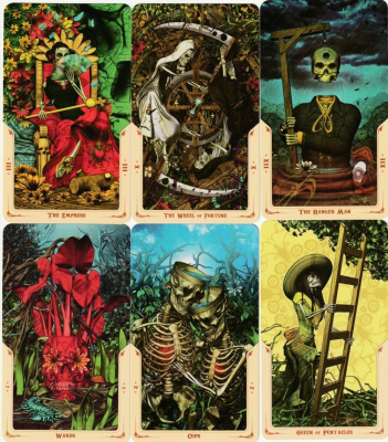 Карты Таро "Santa Muerte Tarot" Lo Scarabeo / Таро Святой Смерти