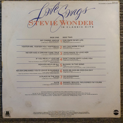 Виниловая пластинка Стиви Уандер, Stevie Wonder, 16 classic hits, бу