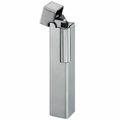 Кремниевая зажигалка Windmill SQUARE Dia Silver Satin, серая
