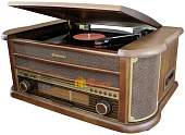 Ретро-проигрыватель Roadstar HIF-1893 (винил,кассета,cd,mp3,FM,rec)