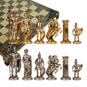 Шахматный набор Греко-Романский период, коричневая