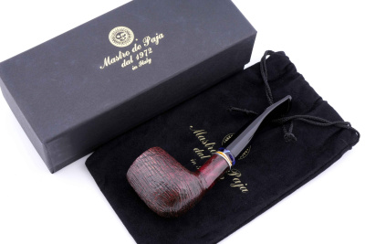 Трубка Mastro de Paja Pettinata Classica с цветным кольцом