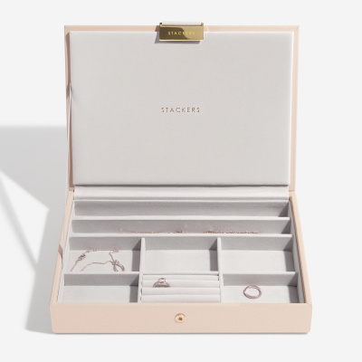 Шкатулка LC Designs для хранения украшений арт.76933, бледно-розовая