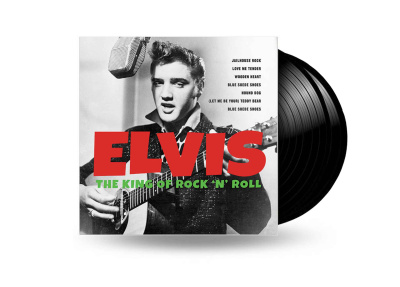 Виниловая пластинка Elvis, Элвис Пресли; The King of Rock`n`Roll (2 пластинки), новая