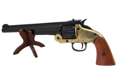 Макет. Револьвер Smith & Wesson Schofield  ("Смит и Вессон Скофилд") CAL.45 (США, 1869 г.), латунь