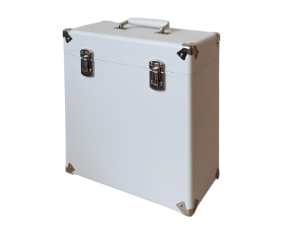 Кейс для виниловых пластинок BOX, белый, BOX-Wt