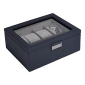 Шкатулка LC Designs для хранения 8-ми часов арт.76066, синяя Шкатулка LC Designs для хранения 8-ми часов арт.76066, синяя