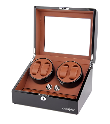 Модуль LuxeWood для подзавода 4-х и хранения 6-ти часов LW031-BC1-5, венге Модуль LuxeWood для подзавода 4-х и хранения 6-ти часов LW031-BC1-5, венге