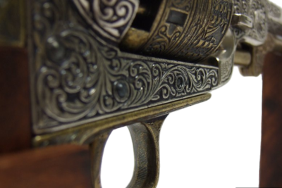 Макет. Револьвер морского офицера "Colt 1851 Navy" (США, 1851 г.), латунь