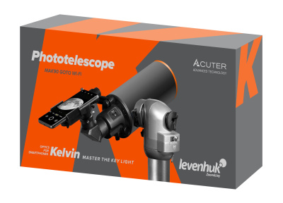 Фототелескоп Levenhuk Kelvin MAK90 AZ GOTO Wi-Fi Фототелескоп Levenhuk Kelvin MAK90 AZ GOTO Wi-Fi