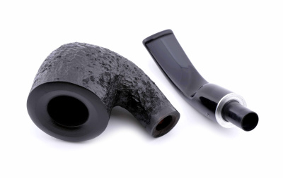 Трубка Barontini Raffaello Rustic Black, Форма 140