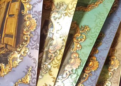 Родословная книга "Классическая" золотистая, балакрон