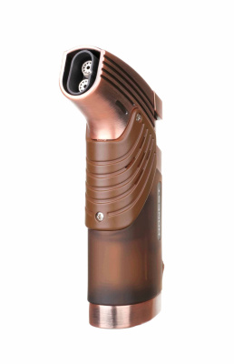 Зажигалка сигарная Honest, двойное пламя, с пробойником, бронза Зажигалка сигарная Honest, двойное пламя, с пробойником, бронза