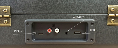 Виниловый проигрыватель патефон Suprem с USB, Bluetooth, черный, M-25Bk