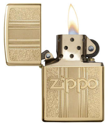 Зажигалка ZIPPO Classic 29677 с покрытием High Polish Brass, латунь/сталь, золотистая, 38x13x57 мм Зажигалка ZIPPO Classic 29677 с покрытием High Polish Brass, латунь/сталь, золотистая, 38x13x57 мм