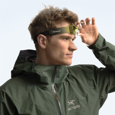 Налобный фонарь Biolite HeadLamp 200 / зелёный / коробка с подвесом