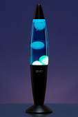 Лава лампа Amperia Rocket Black Белая/Синяя (35 см)