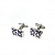 Запонки Cufflinks Inc. Прямоугольник с фианитами "Маркиз" CF33