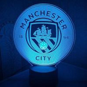 3D ночник Manchester City (Манчестер Сити)