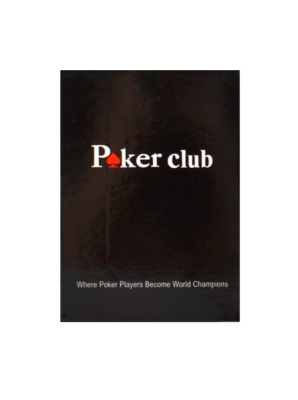 Игральные карты POKER CLUB красная рубашка 100% пластик Арт. p.k.r